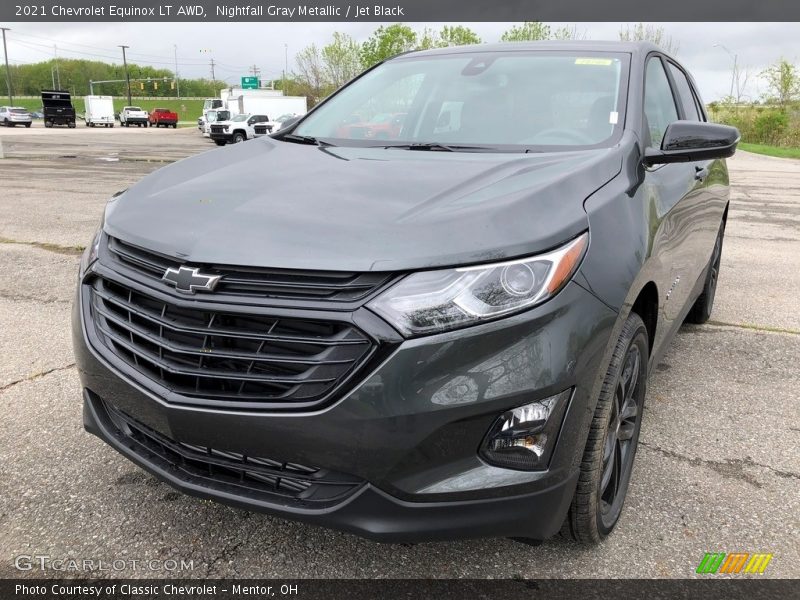 Nightfall Gray Metallic / Jet Black 2021 Chevrolet Equinox LT AWD