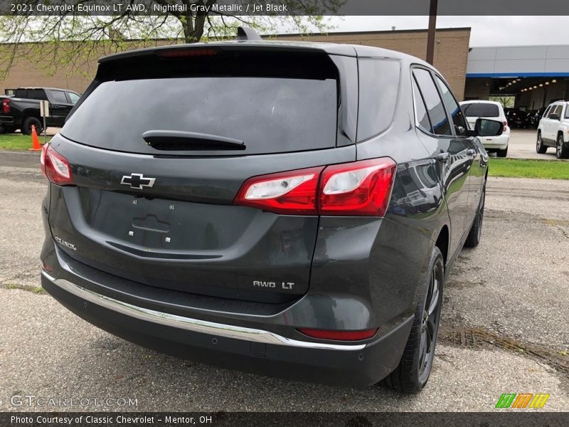 Nightfall Gray Metallic / Jet Black 2021 Chevrolet Equinox LT AWD