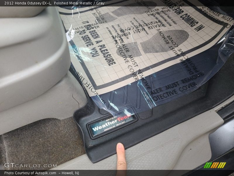 Polished Metal Metallic / Gray 2012 Honda Odyssey EX-L