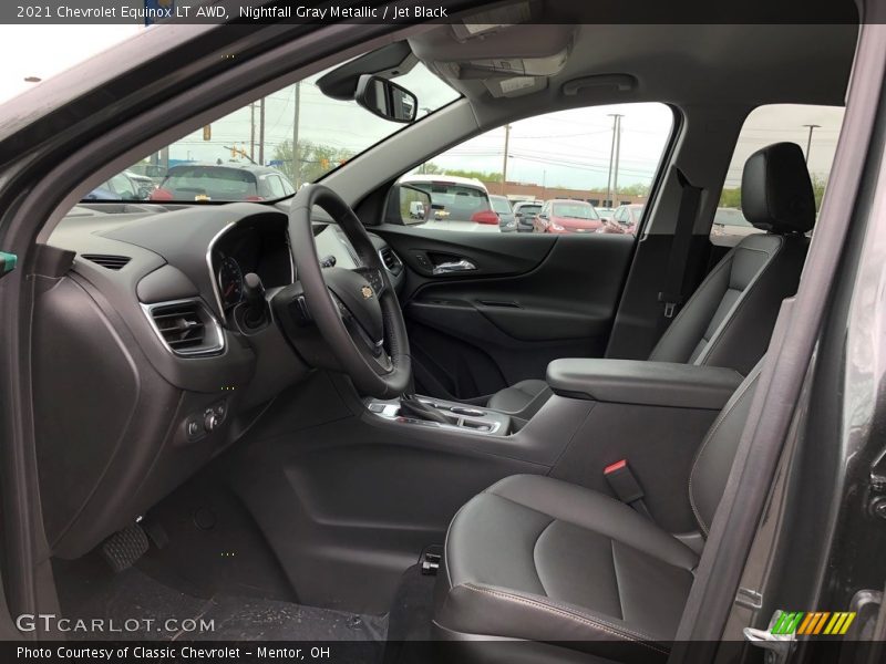 Nightfall Gray Metallic / Jet Black 2021 Chevrolet Equinox LT AWD
