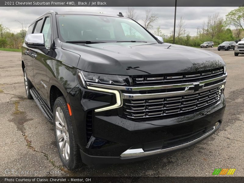 Black / Jet Black 2021 Chevrolet Suburban Premier 4WD