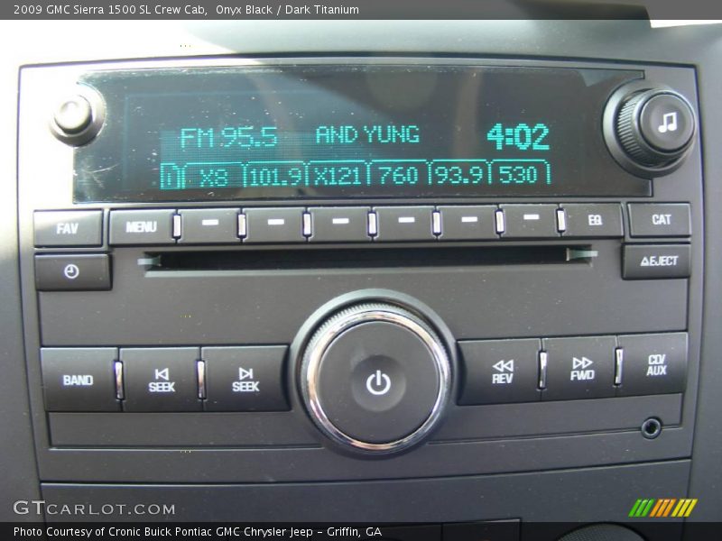 Onyx Black / Dark Titanium 2009 GMC Sierra 1500 SL Crew Cab