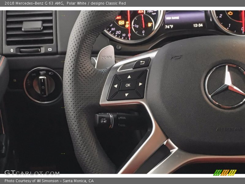  2018 G 63 AMG Steering Wheel