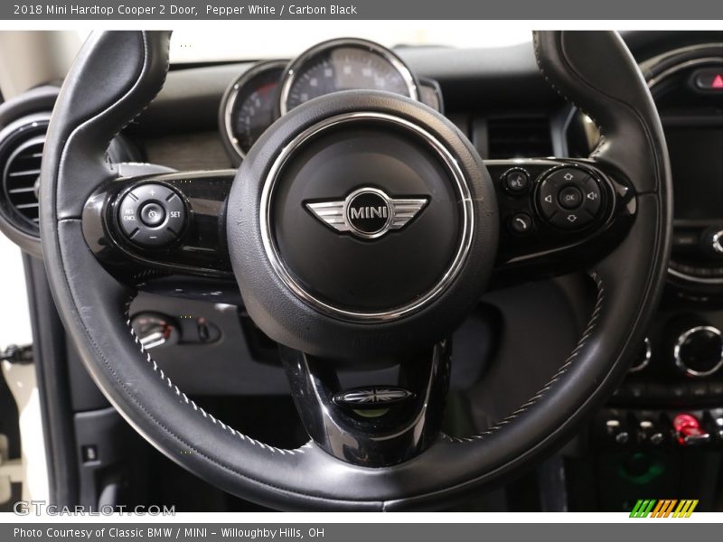 Pepper White / Carbon Black 2018 Mini Hardtop Cooper 2 Door