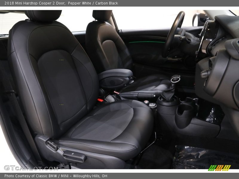 Pepper White / Carbon Black 2018 Mini Hardtop Cooper 2 Door
