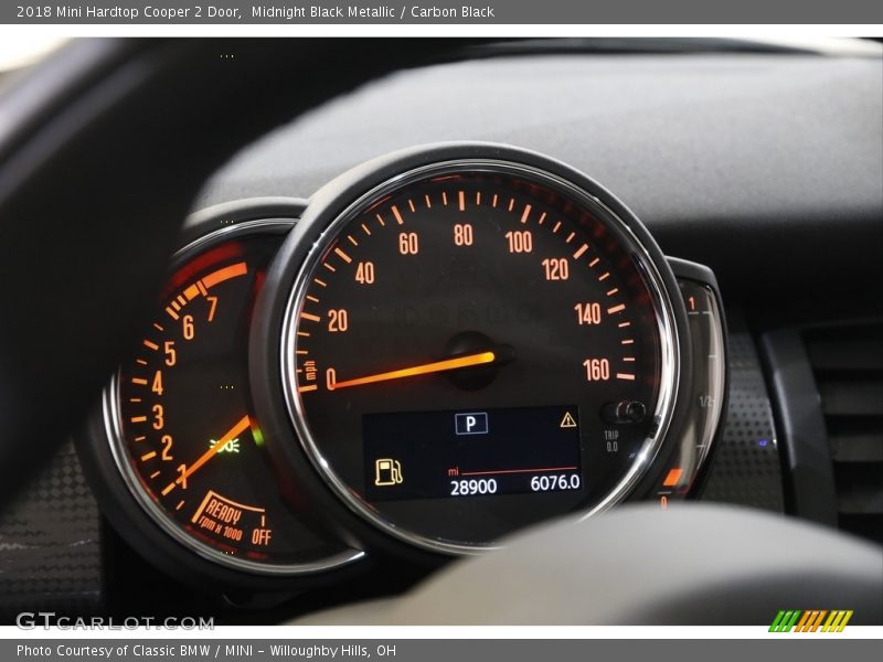 Midnight Black Metallic / Carbon Black 2018 Mini Hardtop Cooper 2 Door