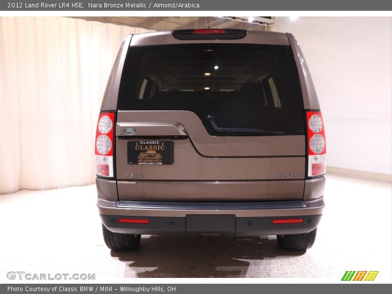 Nara Bronze Metallic / Almond/Arabica 2012 Land Rover LR4 HSE