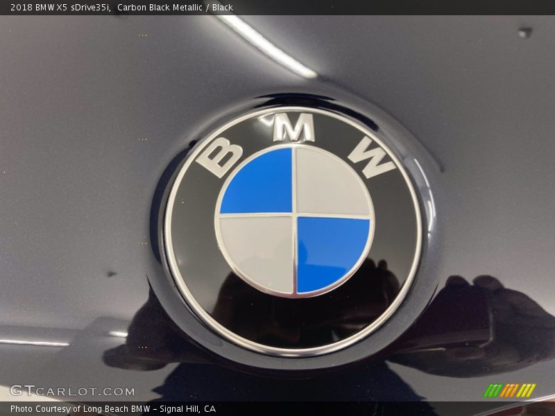 Carbon Black Metallic / Black 2018 BMW X5 sDrive35i