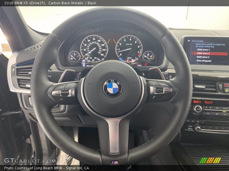 Carbon Black Metallic / Black 2018 BMW X5 sDrive35i