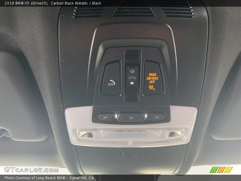 Carbon Black Metallic / Black 2018 BMW X5 sDrive35i