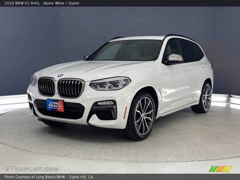 Alpine White / Oyster 2018 BMW X3 M40i
