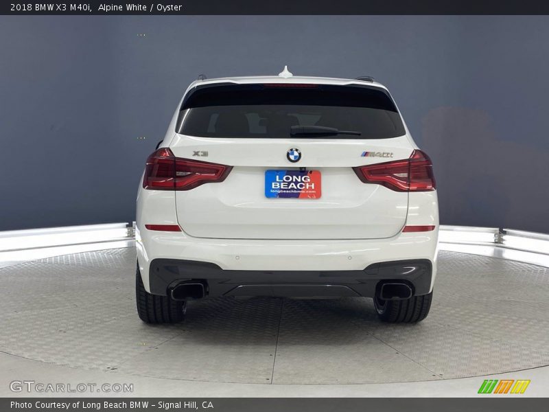 Alpine White / Oyster 2018 BMW X3 M40i