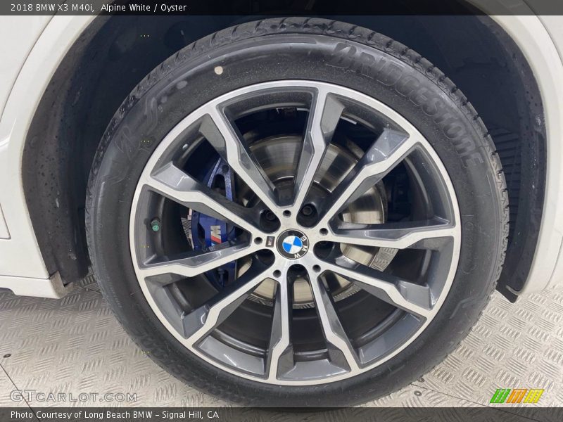 Alpine White / Oyster 2018 BMW X3 M40i