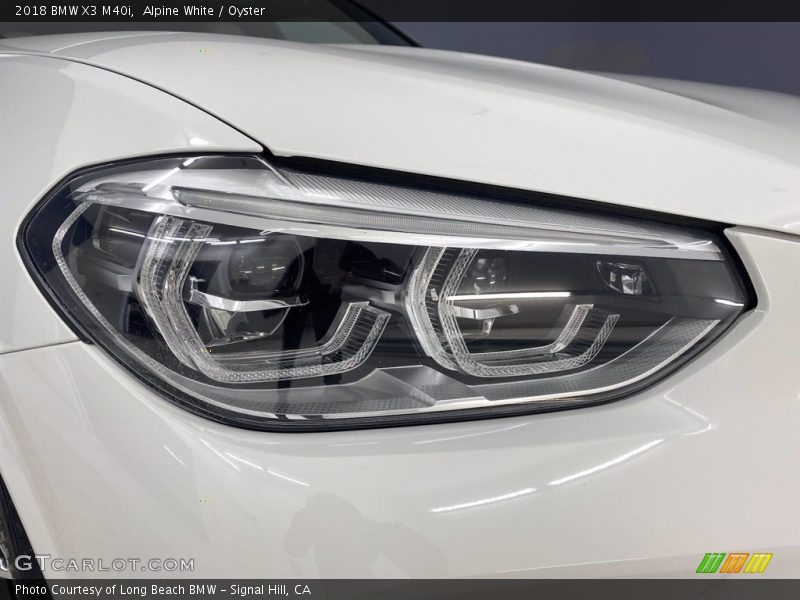 Alpine White / Oyster 2018 BMW X3 M40i