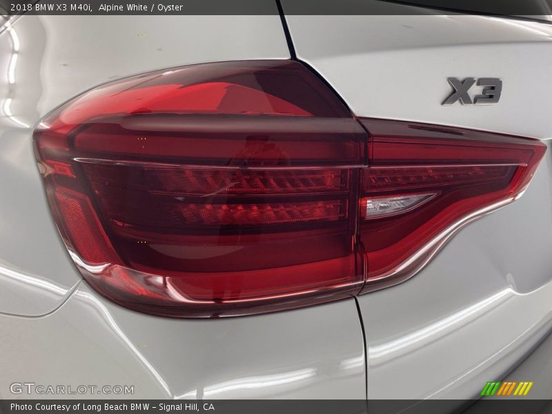 Alpine White / Oyster 2018 BMW X3 M40i