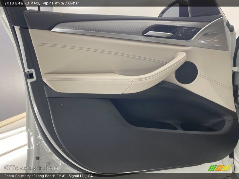Alpine White / Oyster 2018 BMW X3 M40i