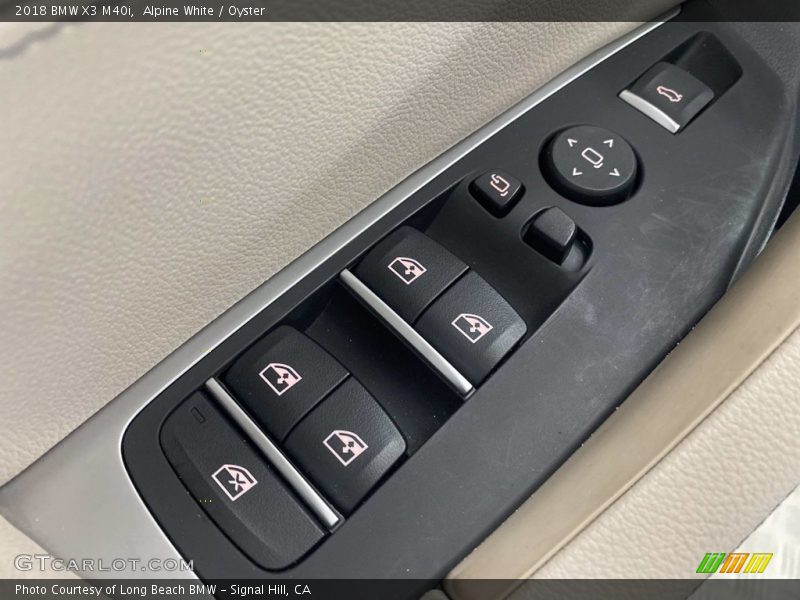 Alpine White / Oyster 2018 BMW X3 M40i