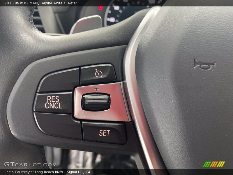 Alpine White / Oyster 2018 BMW X3 M40i