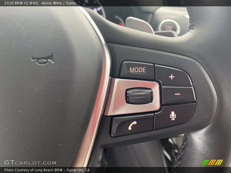 Alpine White / Oyster 2018 BMW X3 M40i