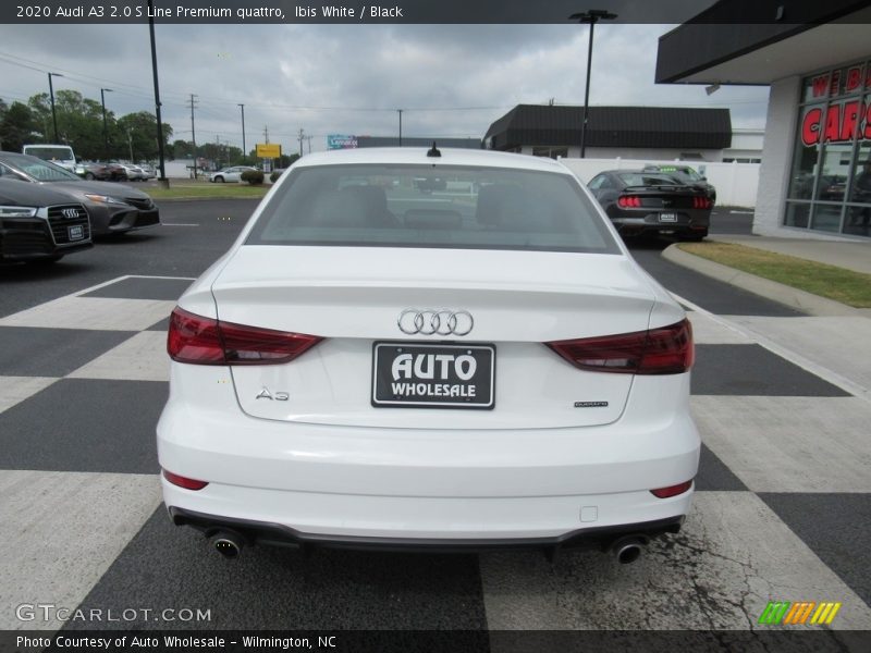 Ibis White / Black 2020 Audi A3 2.0 S Line Premium quattro