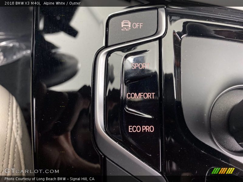 Alpine White / Oyster 2018 BMW X3 M40i