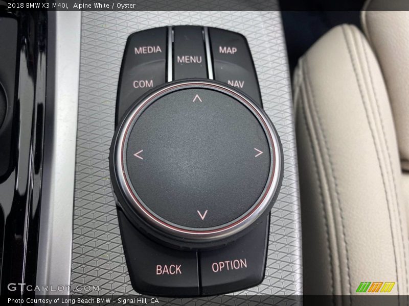 Alpine White / Oyster 2018 BMW X3 M40i