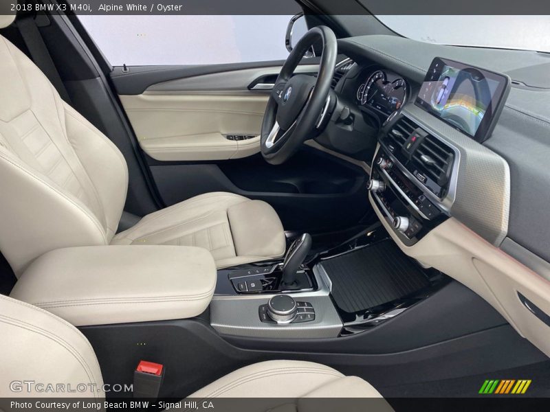 Alpine White / Oyster 2018 BMW X3 M40i