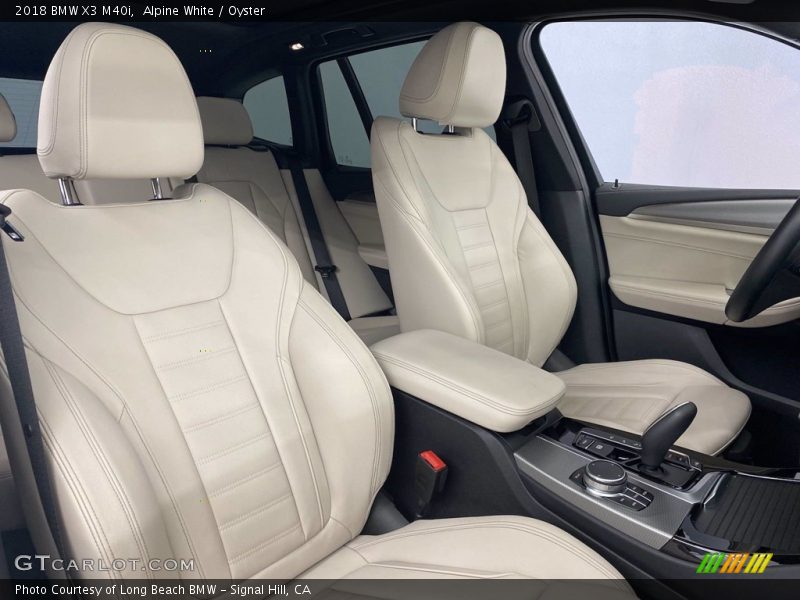 Alpine White / Oyster 2018 BMW X3 M40i