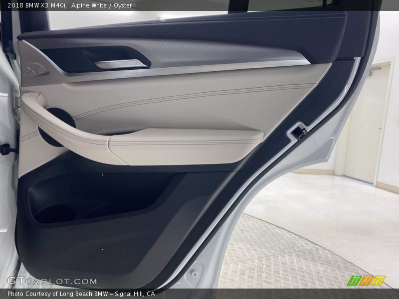 Alpine White / Oyster 2018 BMW X3 M40i