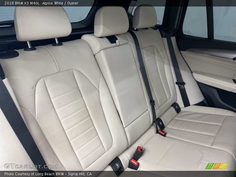 Alpine White / Oyster 2018 BMW X3 M40i