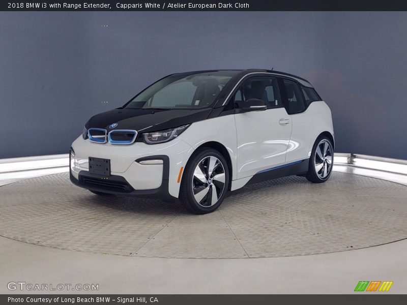 Capparis White / Atelier European Dark Cloth 2018 BMW i3 with Range Extender