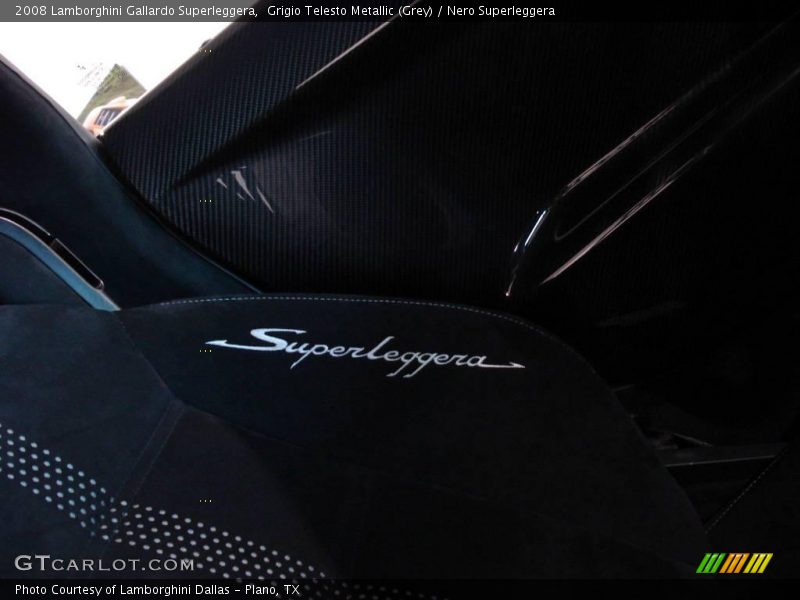 Grigio Telesto Metallic (Grey) / Nero Superleggera 2008 Lamborghini Gallardo Superleggera