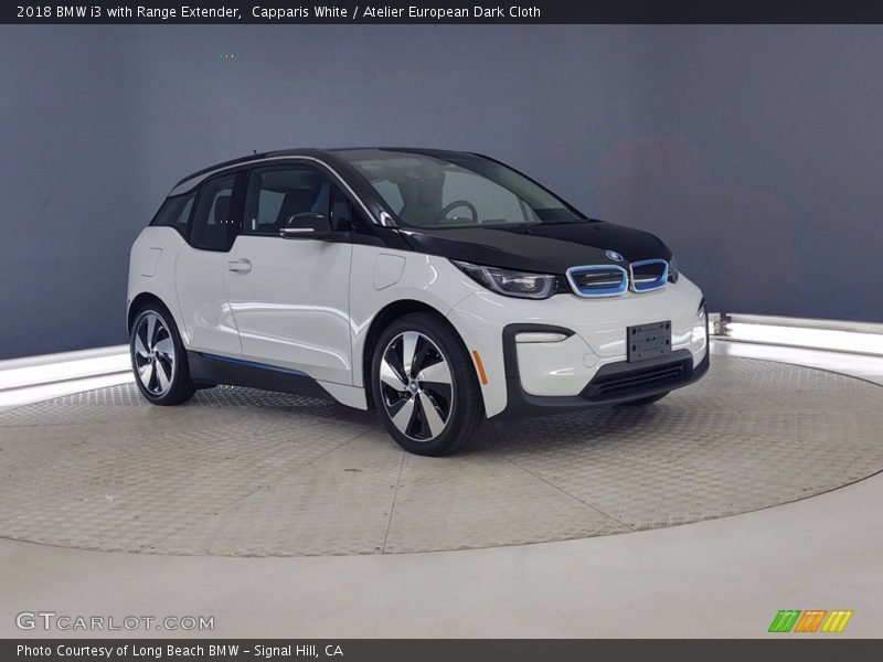 Capparis White / Atelier European Dark Cloth 2018 BMW i3 with Range Extender