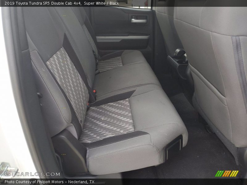 Super White / Black 2019 Toyota Tundra SR5 Double Cab 4x4