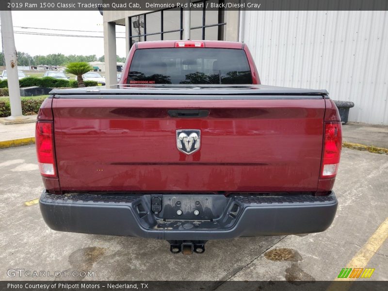 Delmonico Red Pearl / Black/Diesel Gray 2019 Ram 1500 Classic Tradesman Quad Cab