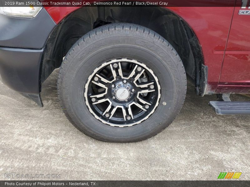 Delmonico Red Pearl / Black/Diesel Gray 2019 Ram 1500 Classic Tradesman Quad Cab