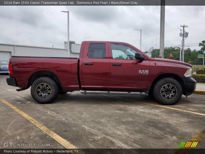Delmonico Red Pearl / Black/Diesel Gray 2019 Ram 1500 Classic Tradesman Quad Cab