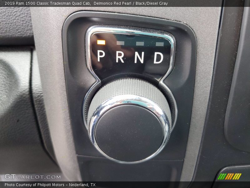 Delmonico Red Pearl / Black/Diesel Gray 2019 Ram 1500 Classic Tradesman Quad Cab