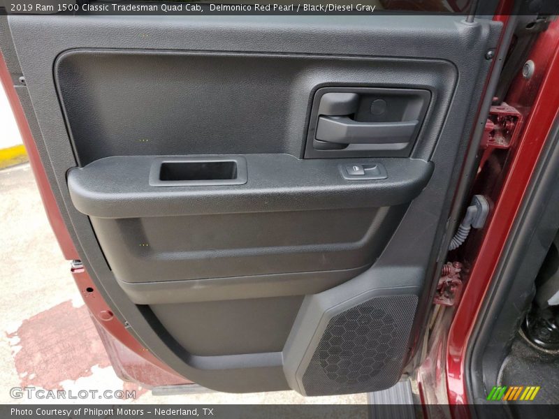 Delmonico Red Pearl / Black/Diesel Gray 2019 Ram 1500 Classic Tradesman Quad Cab
