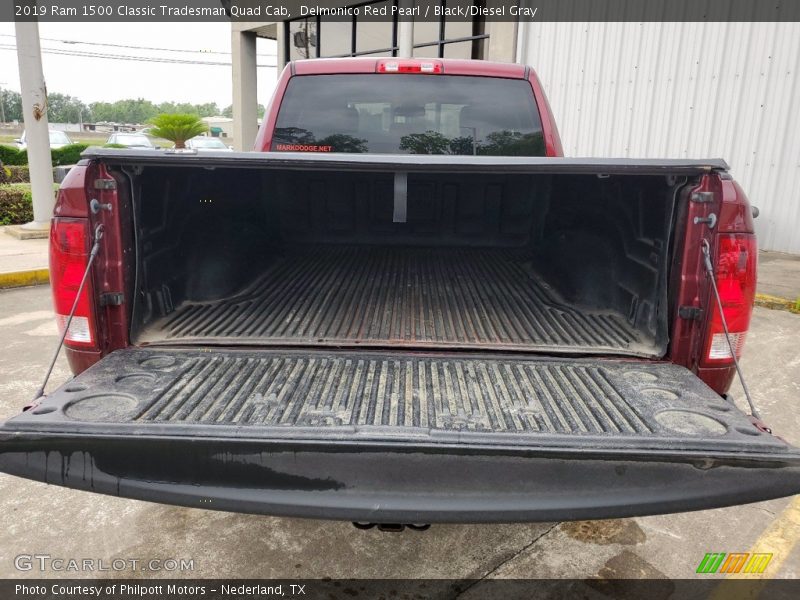 Delmonico Red Pearl / Black/Diesel Gray 2019 Ram 1500 Classic Tradesman Quad Cab