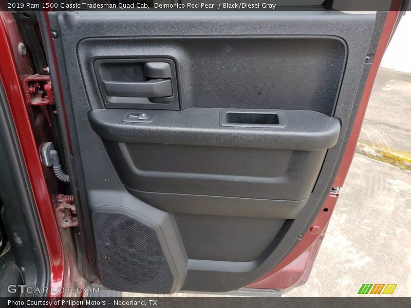 Delmonico Red Pearl / Black/Diesel Gray 2019 Ram 1500 Classic Tradesman Quad Cab