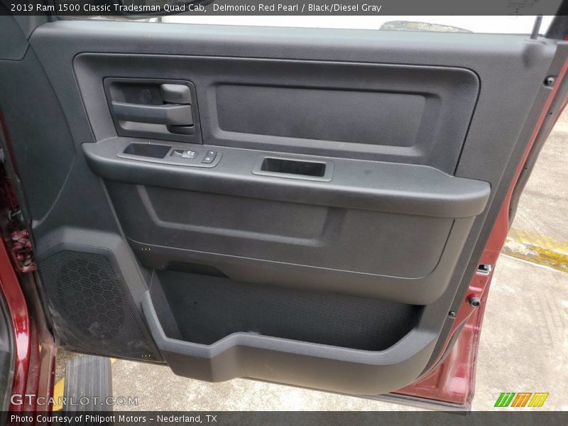 Delmonico Red Pearl / Black/Diesel Gray 2019 Ram 1500 Classic Tradesman Quad Cab