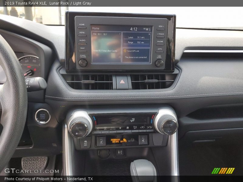 Lunar Rock / Light Gray 2019 Toyota RAV4 XLE