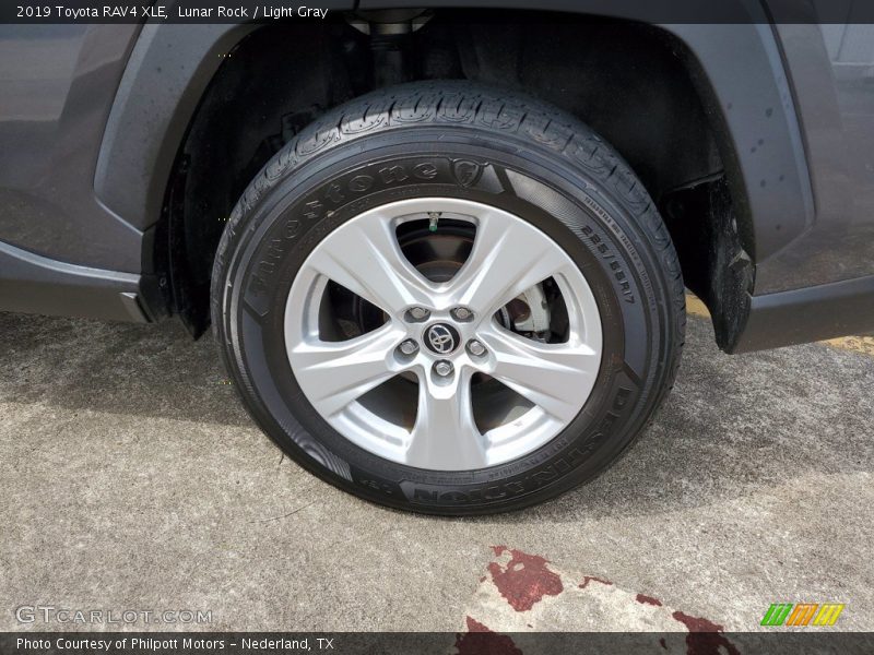 Lunar Rock / Light Gray 2019 Toyota RAV4 XLE