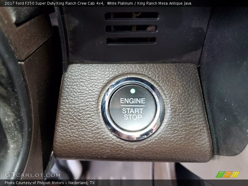 White Platinum / King Ranch Mesa Antique Java 2017 Ford F350 Super Duty King Ranch Crew Cab 4x4