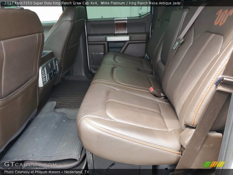 White Platinum / King Ranch Mesa Antique Java 2017 Ford F350 Super Duty King Ranch Crew Cab 4x4