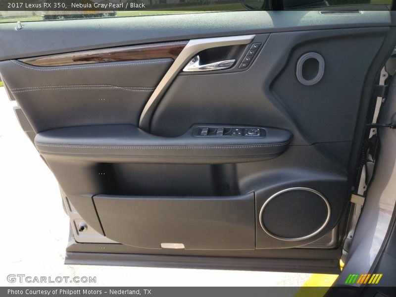Nebula Gray Pearl / Black 2017 Lexus RX 350