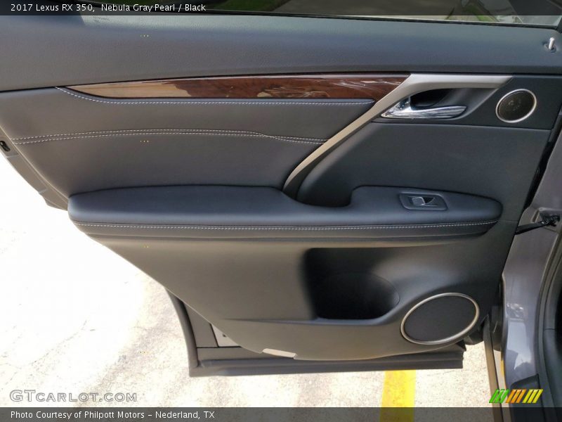 Nebula Gray Pearl / Black 2017 Lexus RX 350