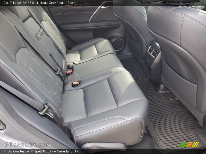 Nebula Gray Pearl / Black 2017 Lexus RX 350
