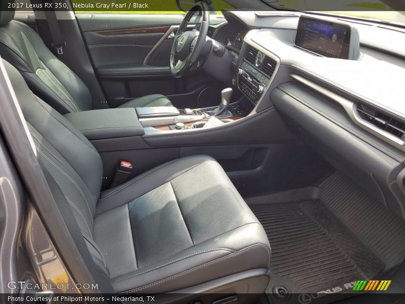 Nebula Gray Pearl / Black 2017 Lexus RX 350